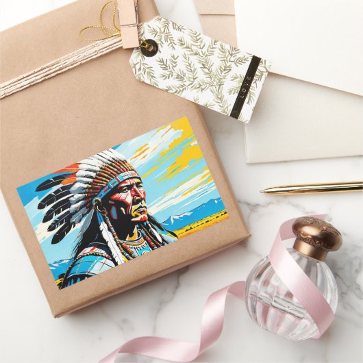 戦士9 長方形シール (ギフト)