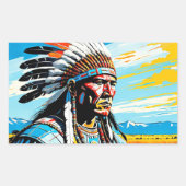 戦士9 長方形シール (正面)