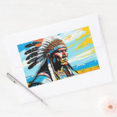 戦士9 長方形シール (封筒)