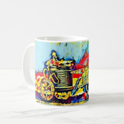 戦士 コーヒーマグカップ (正面左)