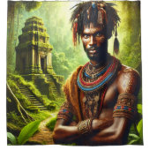 戦士 シャワーカーテン (正面)