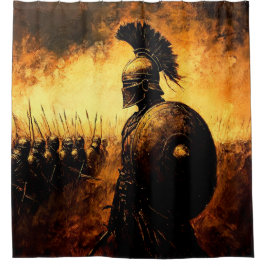 戦士 シャワーカーテン