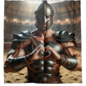 戦士 シャワーカーテン (正面)