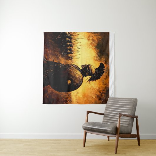 戦士 タペストリー (インサイチュ(横))