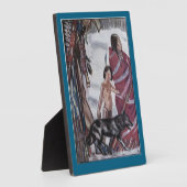 「戦士」 フォトプラーク (側面)