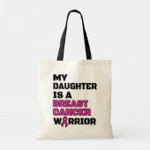 戦士/ブロック/娘…乳がん トートバッグ (裏面)