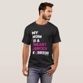 戦士/ブロック/母…乳がん Tシャツ (正面フル)