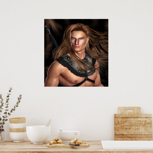 戦士 ポスター (キッチン)