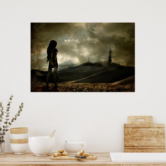 戦士 ポスター (キッチン)