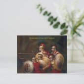 戦士 ポストカード (スタンド正面)