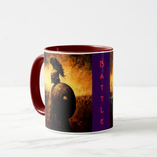 戦士 マグカップ (正面左)