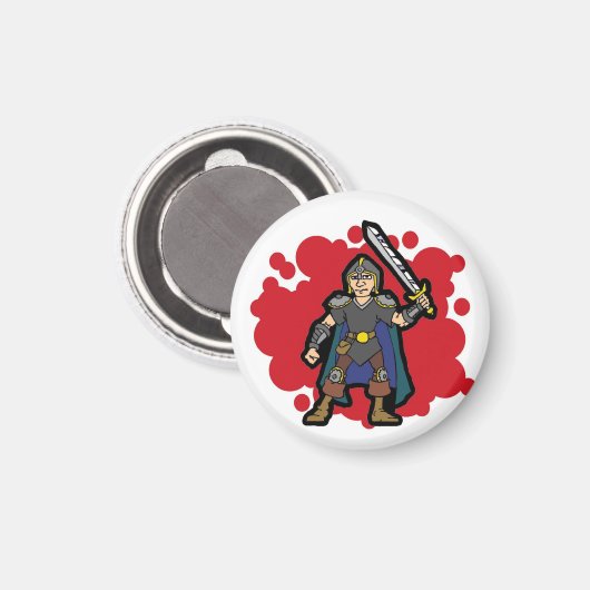 戦士 マグネット (正面/裏面)