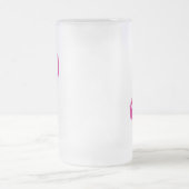 戦士/リボン…乳がん フロストグラスビールジョッキ (中央)