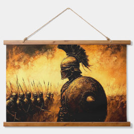 戦士 吊り下げ型タペストリー