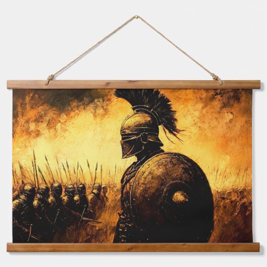 戦士 吊り下げ型タペストリー (正面)