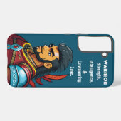 戦士、強さ、知性、愛の電話ケース SAMSUNG GALAXYケース (裏面横)