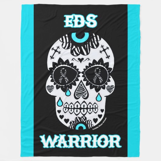 戦士/砂糖スカル...EDSフリースブランケット フリースブランケット (正面)