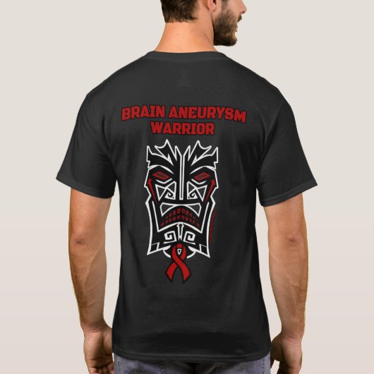 戦士/部族…脳動脈瘤 Tシャツ (裏面)