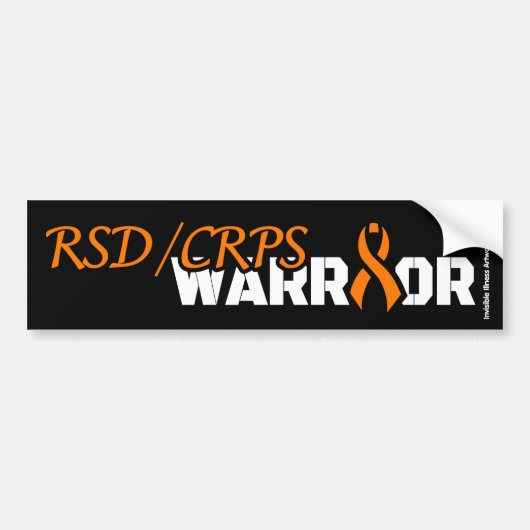 戦士…RSD/CRPS バンパーステッカー (正面)
