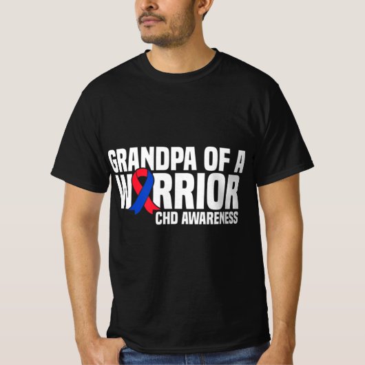 戦士CHD先天性ハートディスのメンスグランドパ Tシャツ (正面)