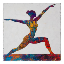 戦士IIポーズ光沢ポスター ポスター