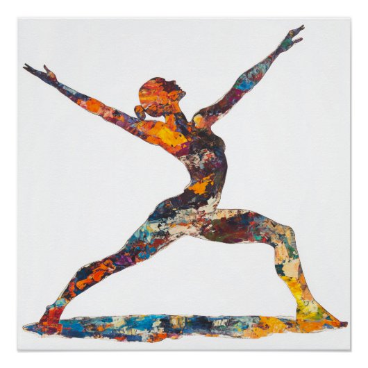 戦士IIポーズ光沢ポスター ポスター (正面)