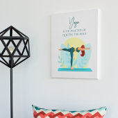 戦士IIIヨガアート – カスタマイズ可能感動的 ポスター