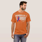 戦士Tシャツのメンズグランドパ先天性CHD Tシャツ (正面フル)