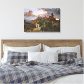 戦意（中世の城の戦い） キャンバスプリント (インサイチュ (寝室))