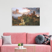 戦意（中世の城の戦い） キャンバスプリント (インサイチュ (リビング))