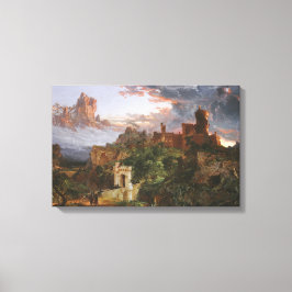 戦意（中世の城の戦い） キャンバスプリント