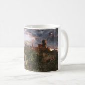 戦意（中世の城の戦い） コーヒーマグカップ (正面右)