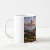 戦意（中世の城の戦い） コーヒーマグカップ (左)