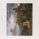 戦意（中世の城の戦い） ジグソーパズル (縦)