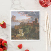 戦意（中世の城の戦い） スタンダードランチョンナプキン (インサイチュ)