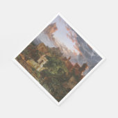 戦意（中世の城の戦い） スタンダードランチョンナプキン (角)