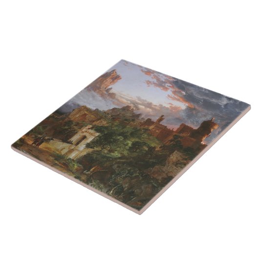 戦意（中世の城の戦い） タイル (側面)