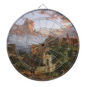 戦意（中世の城の戦い） ダーツボード (正面)