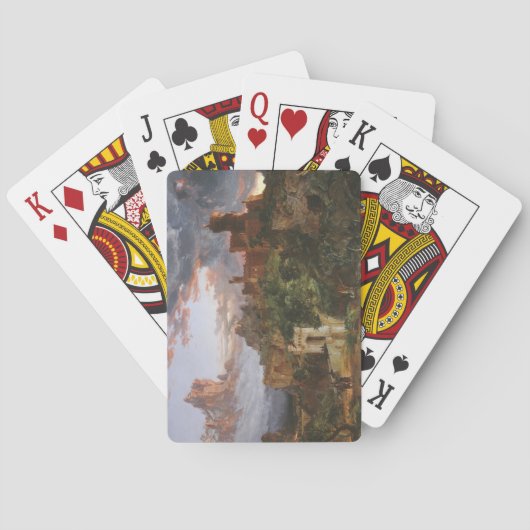 戦意（中世の城の戦い） トランプ (裏面)