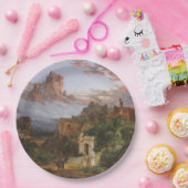 戦意（中世の城の戦い） ペーパープレート (パーティー)