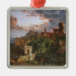 戦意（中世の城の戦い） メタルオーナメント