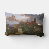 戦意（中世の城の戦い） ランバークッション (裏面)