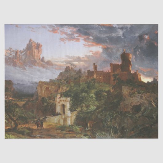 戦意（中世の城の戦い） 薄葉紙 (正面)