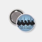 戦時の贈り物を防ぐための兵士忘れの貢献マグネット マグネット (正面/裏面)