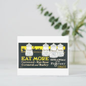 戦時中救はがき「戦闘用小麦」ヴィンテージ ポストカード (スタンド正面)