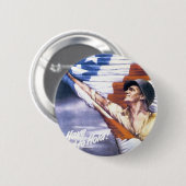 "戦時公債WWIIを持つためにそして握るために"元通りにされる 缶バッジ (正面&裏面)