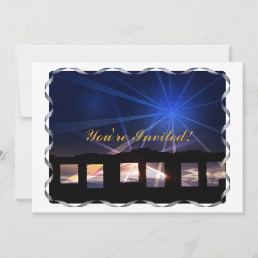 戦時幽霊たちウェールズUK 招待状 (正面)