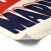 戦時WWII型ポスター「海兵隊」 ポスター (角)