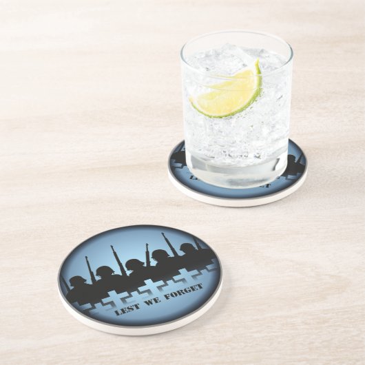 戦没者を防ぐ兵士の忘れ献上品コースター コースター (側面)