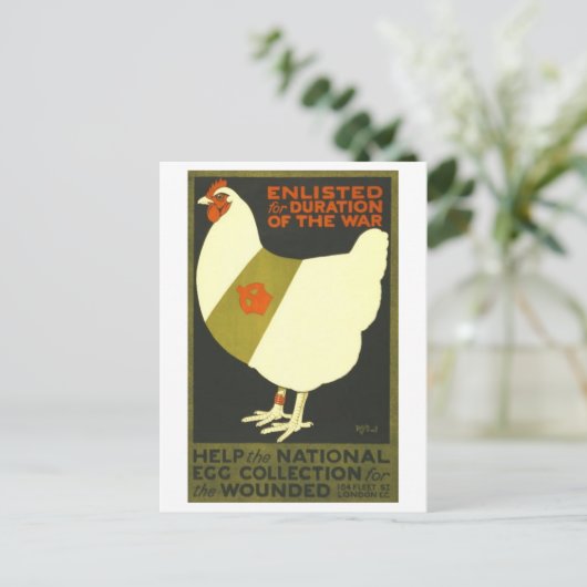 戦用ヴィンテージはがき ポストカード (スタンド正面)